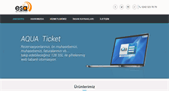 Desktop Screenshot of esayazilim.com